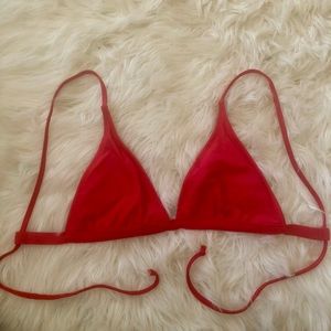 Red Rip Curl Bikini Top